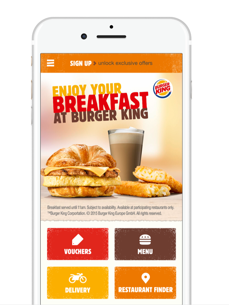 Burger King tem app de delivery
