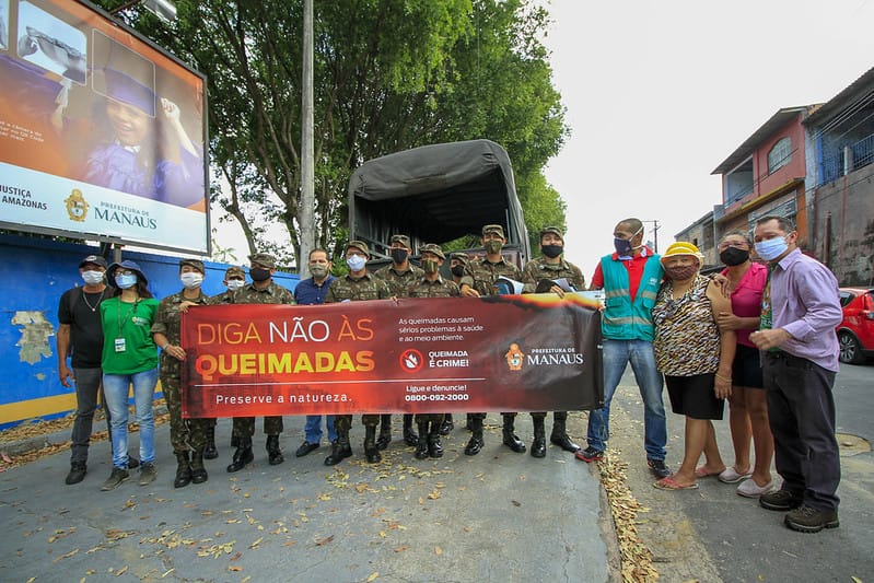 Ação preventiva contra queimadas é realizada no São José 1