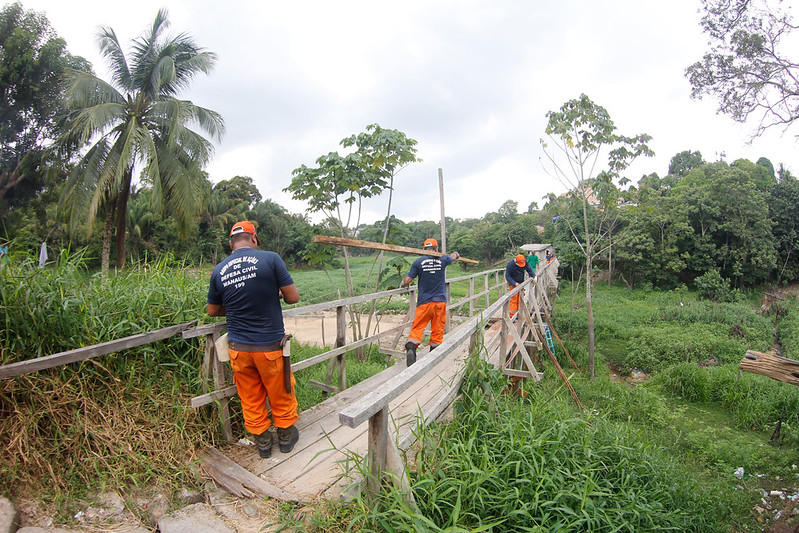 Sepdec já revitalizou quase 180 metros de pontes em Manaus