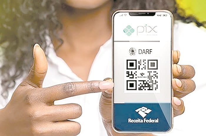 Darf poderá ser pago por meio do Pix