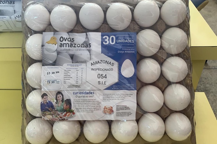 Amazonas produz mais ovos no terceiro trimestre