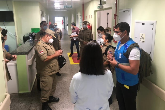 Bombeiros militares reforçam atendimento no Hospital Getúlio Vargas