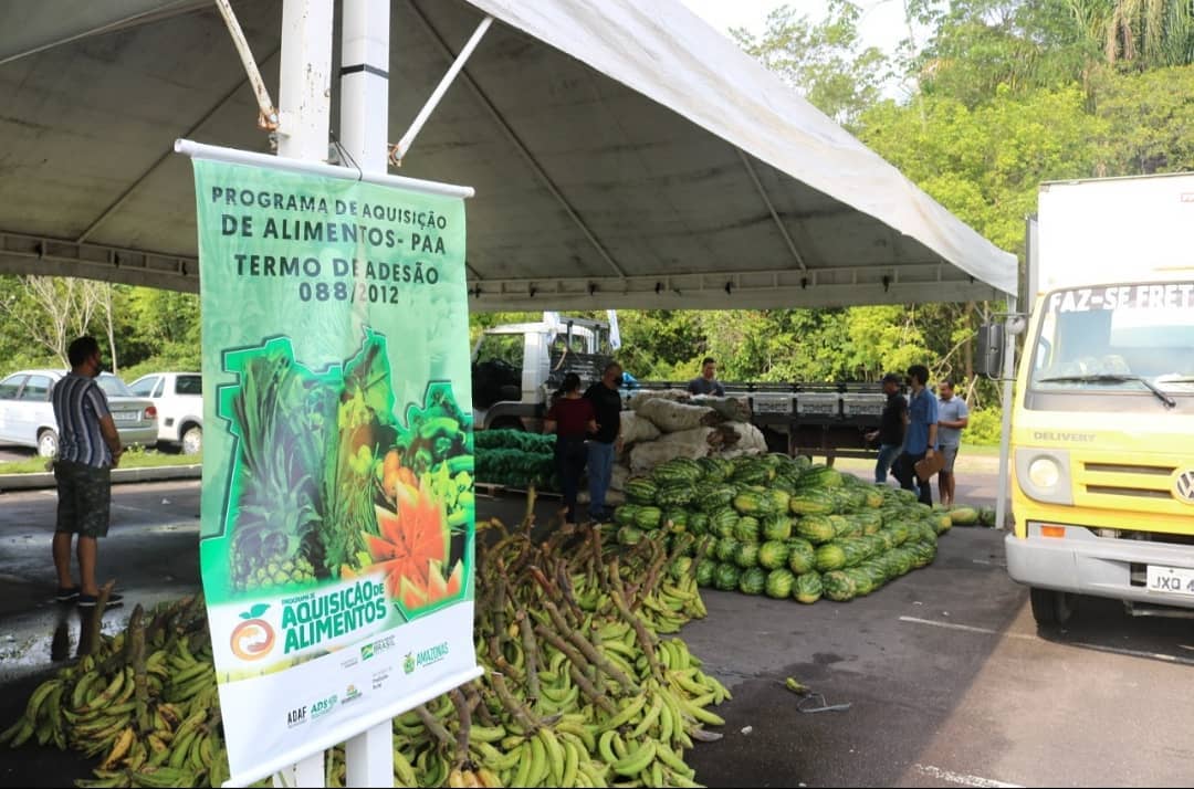 Amazonas é destaque na compra de produtos da agricultura familiar