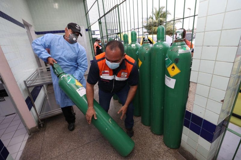 Comitê cria central de doações para receber oxigênio em Manaus