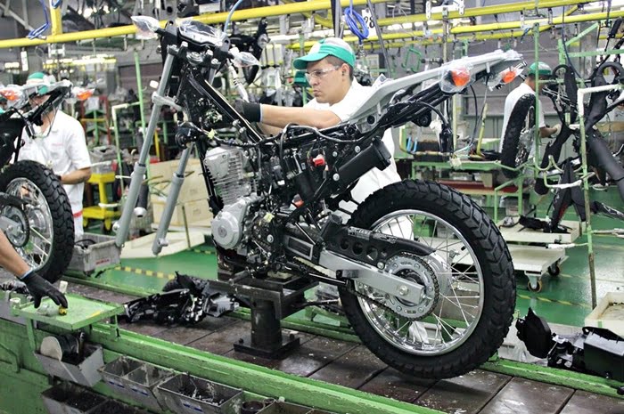 Produção de motocicletas no Brasil cai 13,2% em 2020