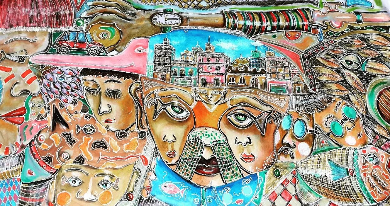 Arte amazônica de Buy e Helen - 2302 B1b