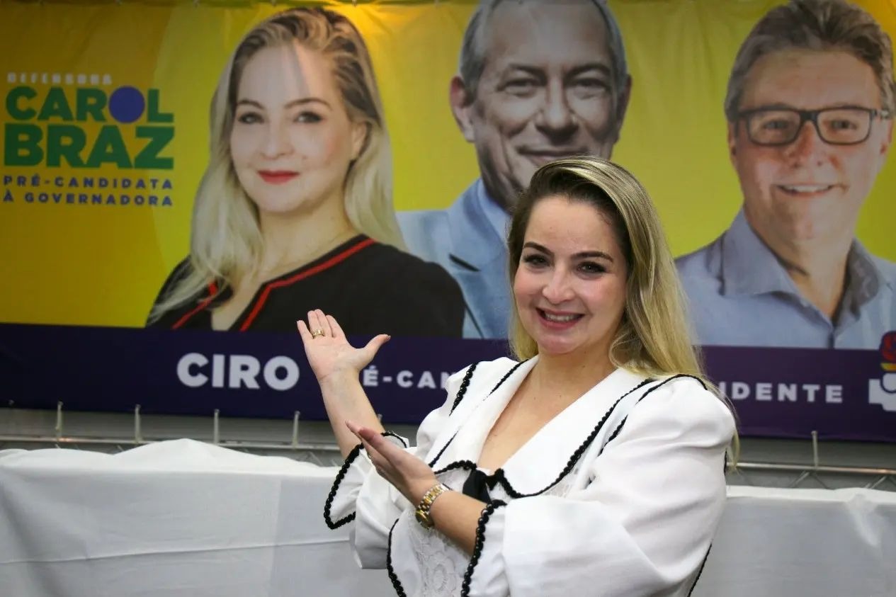 Carol Braz oficializa candidatura ao Governo nesta segunda em convenção do PDT-AM com a presença de Ciro Gomes e Carlos Lupi - carol braz