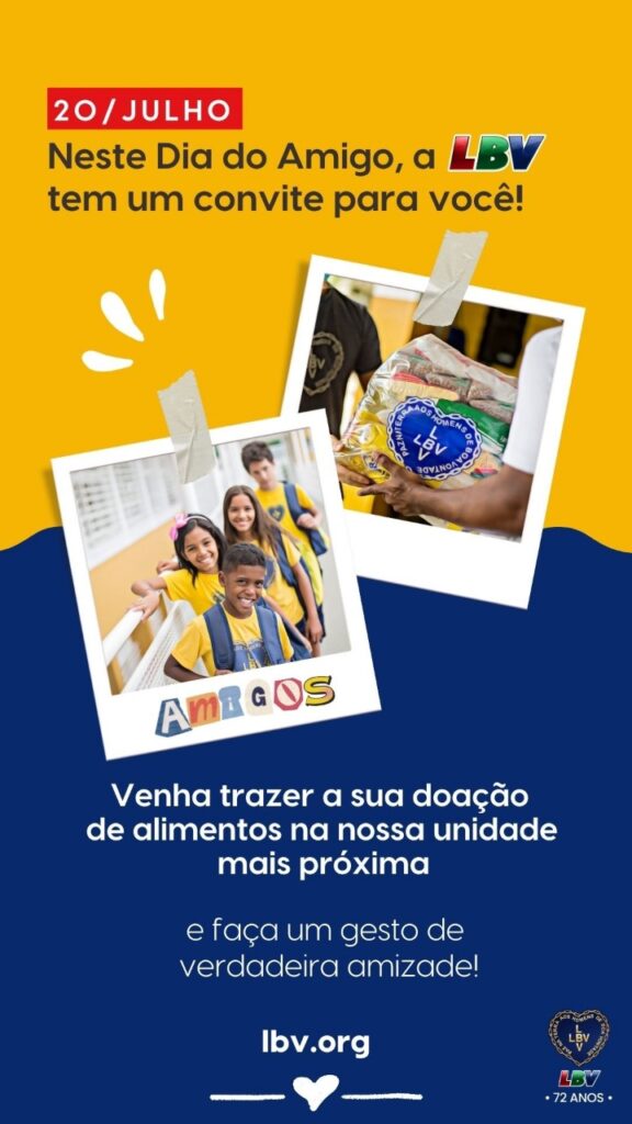 <strong>Amigo Solidário | LBV faz mobilização nacional para </strong><strong>combater a fome</strong> - lbv2