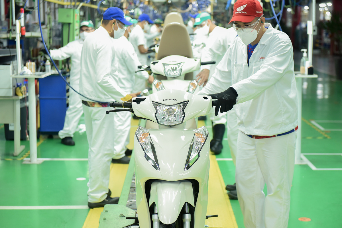Produção de motocicletas cresce no Polo Industrial de Manaus - 1208 A5 Produção de motocicletas cresce no Polo Industrial de Manaus - 1208 A5
