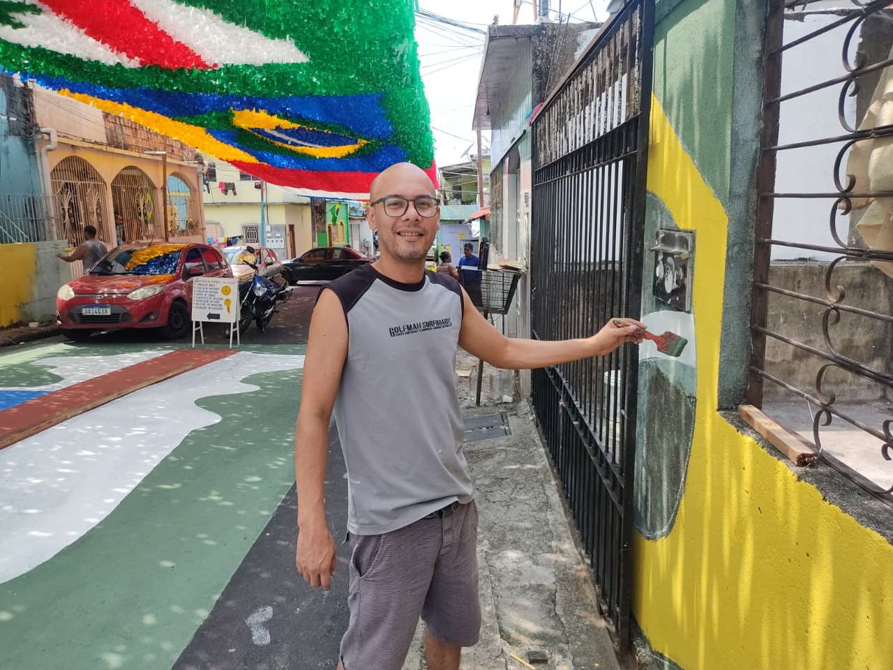 “Rua da Copa” ganha as cores da torcida brasileira - 3110 B2bb
