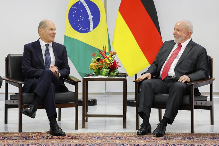 Lula propõe criação de grupo de países para mediar paz entre Rússia e Ucrânia - lula e olaf Lula propõe criação de grupo de países para mediar paz entre Rússia e Ucrânia - lula e olaf