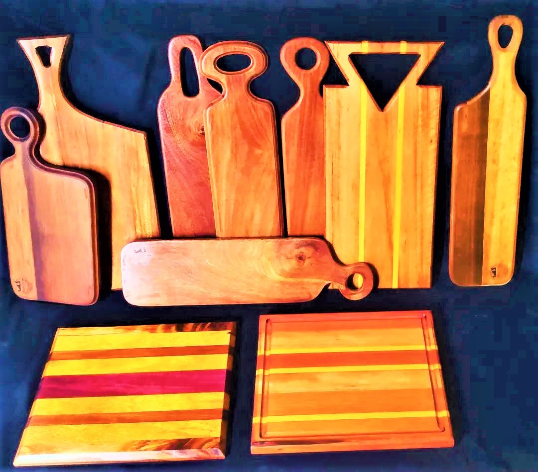 Muito mais do que tábuas de corte, agora objetos de decoração - B1d 2 Muito mais do que tábuas de corte, agora objetos de decoração - B1d 2