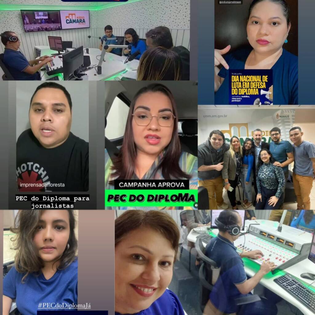 Jornalistas do AM e 50% dos deputados federais declaram apoio à PEC do Diploma - campanha