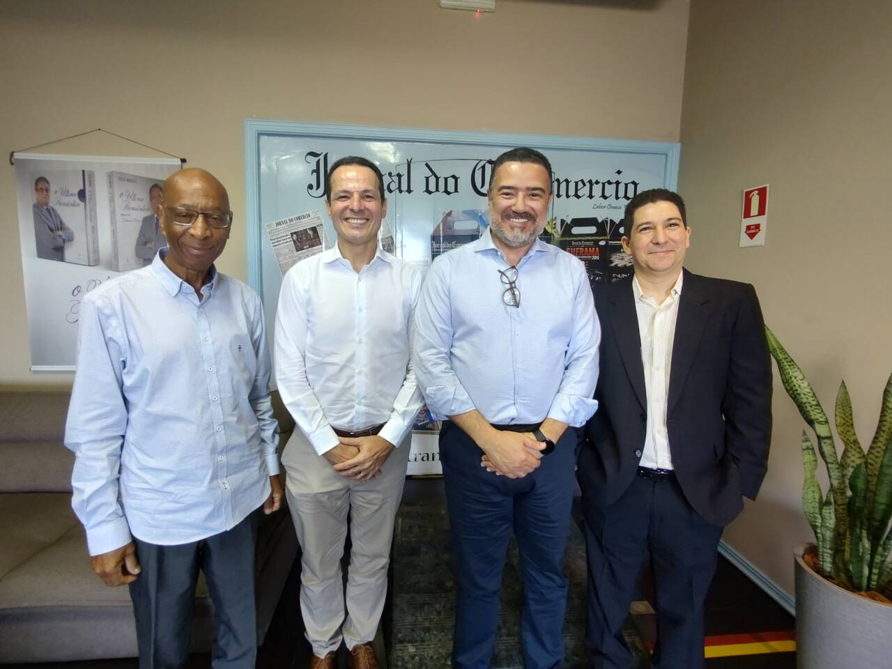 Executivos do Santander Brasil visitaram o JC para falar sobre expansão no Amazonas - A2c