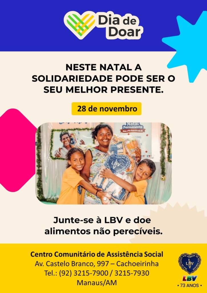 Dia de Doar: uma data para promover a generosidade no Brasil - lbv2 Dia de Doar: uma data para promover a generosidade no Brasil - lbv2