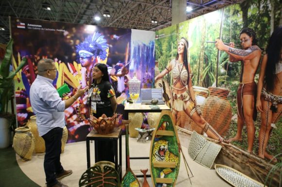 Gastronomia e experiências turísticas do Amazonas são destaques no Salão de Turismo - Amazonastur Salao do Turismo Fotos Lucas Silva4 1024x682 1