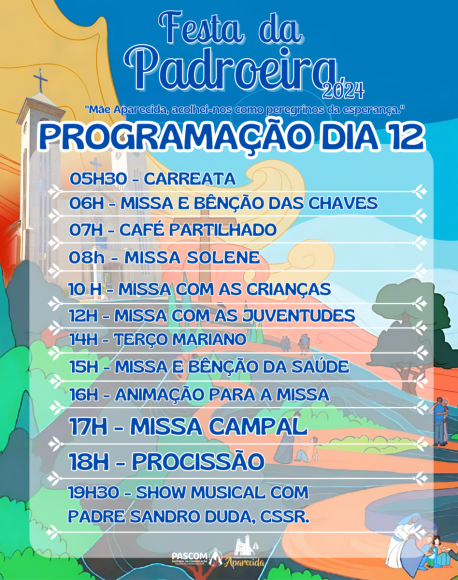 Manaus celebra Festa de Nossa Senhora Aparecida com programação especial - CardDivulgacaoProgramacaoFestaDaPadroeira2024 948x1200 1