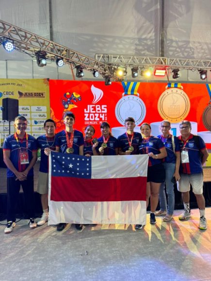 JEBs 2024: Delegação amazonense encerra a competição com número inédito de 66 medalhas - Educacao JEBS 2024 Equipes Foto Divulgacao 3 768x1024 1