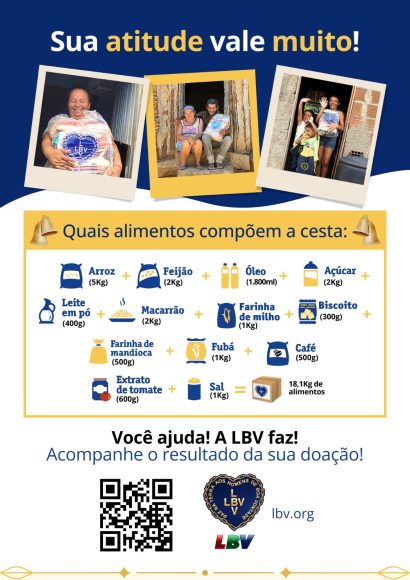 Campanha Permanente da LBV tem o objetivo de distribuir 40 mil cestas neste Natal - Imagem do WhatsApp de 2024 11 08 as 15.47.33 9f0073ab Campanha Permanente da LBV tem o objetivo de distribuir 40 mil cestas neste Natal - Imagem do WhatsApp de 2024 11 08 as 15.47.33 9f0073ab